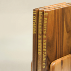 Granthika – Luxury Book-Style Wooden Chopping Board Set
