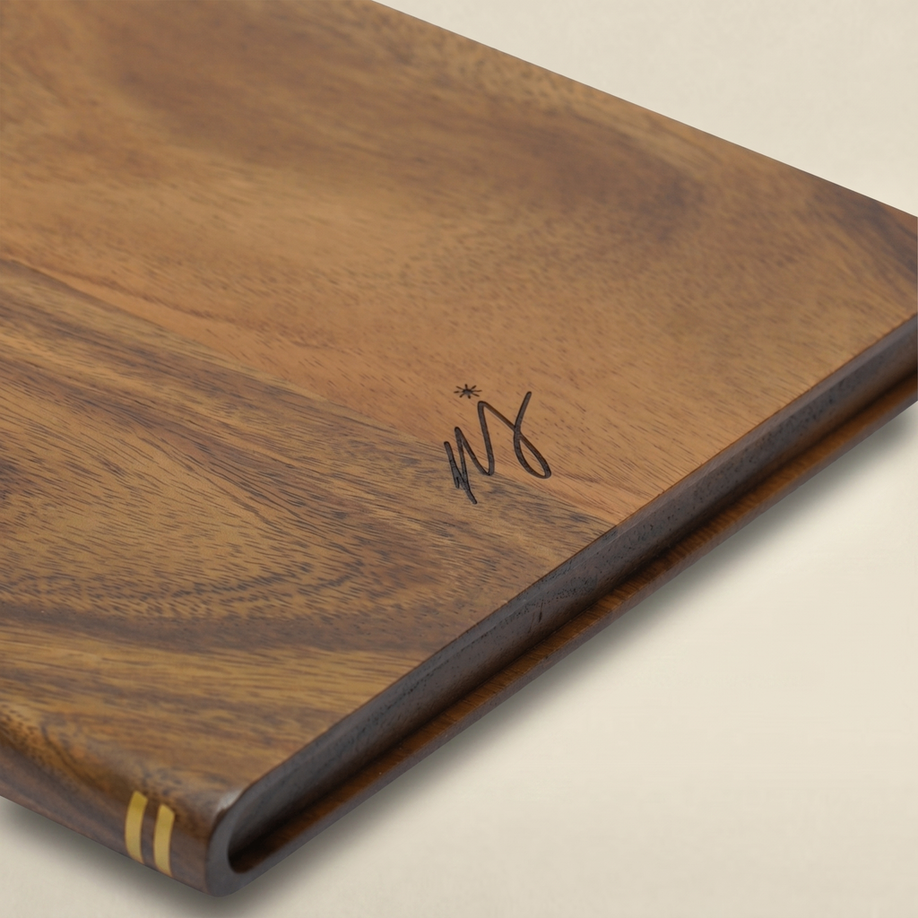 Granthika – Luxury Book-Style Wooden Chopping Board Set