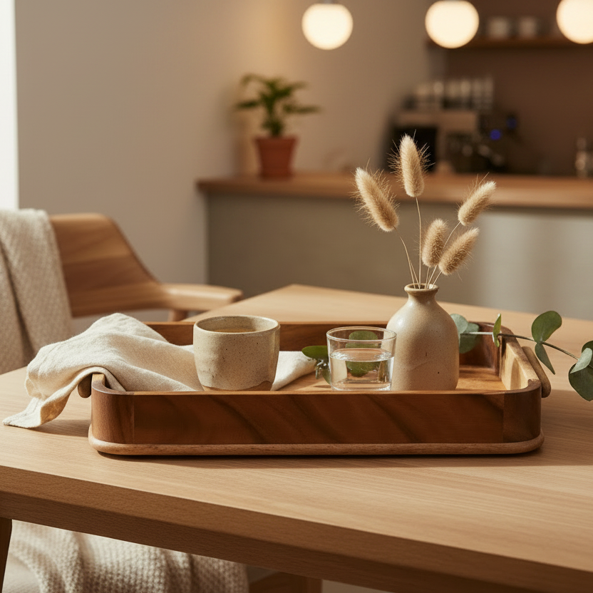 Pariveśa- Wooden Serving tray