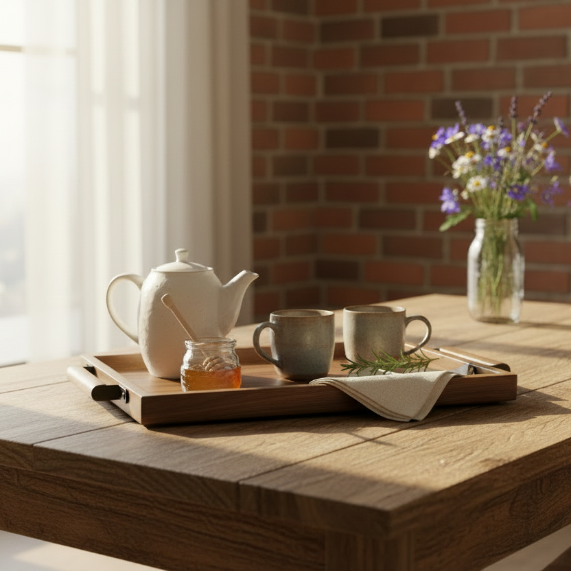 Vāhana – Wooden Serving Tray