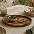 Oval Waghai Wood Serving Platter - Sṛṣṭi