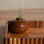 Dhārā- Fluted Wooden Serving Tray