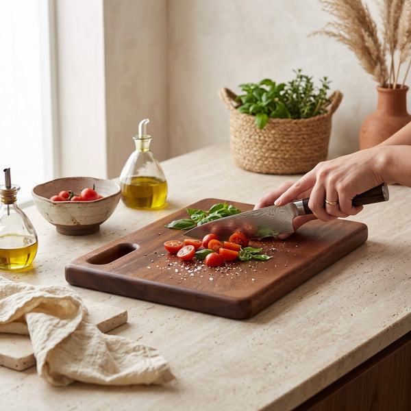 Thick Wooden Chopping Board - Sparsha