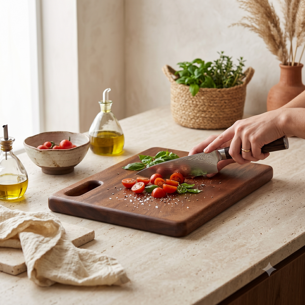 Sparsha - Thick Wooden Chopping Board & Serving Platter