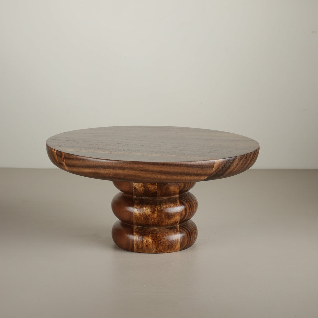 Chakra – Rotating Wooden Cake Stand & Display Pedestal