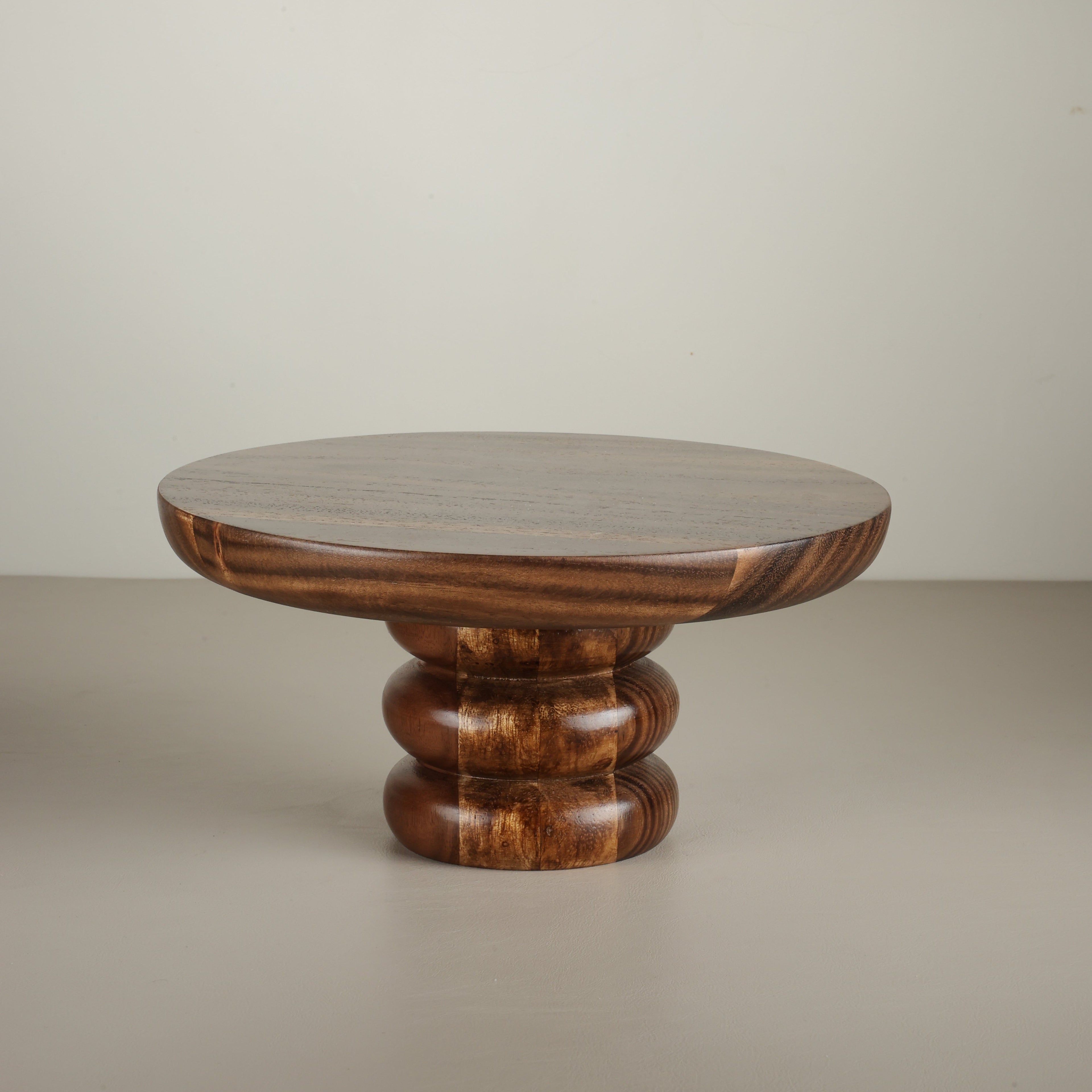 Chakra – Rotating Wooden Cake Stand & Display Pedestal