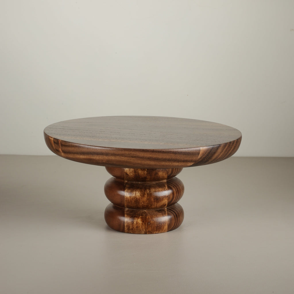 Chakra – Rotating Wooden Cake Stand & Display Pedestal