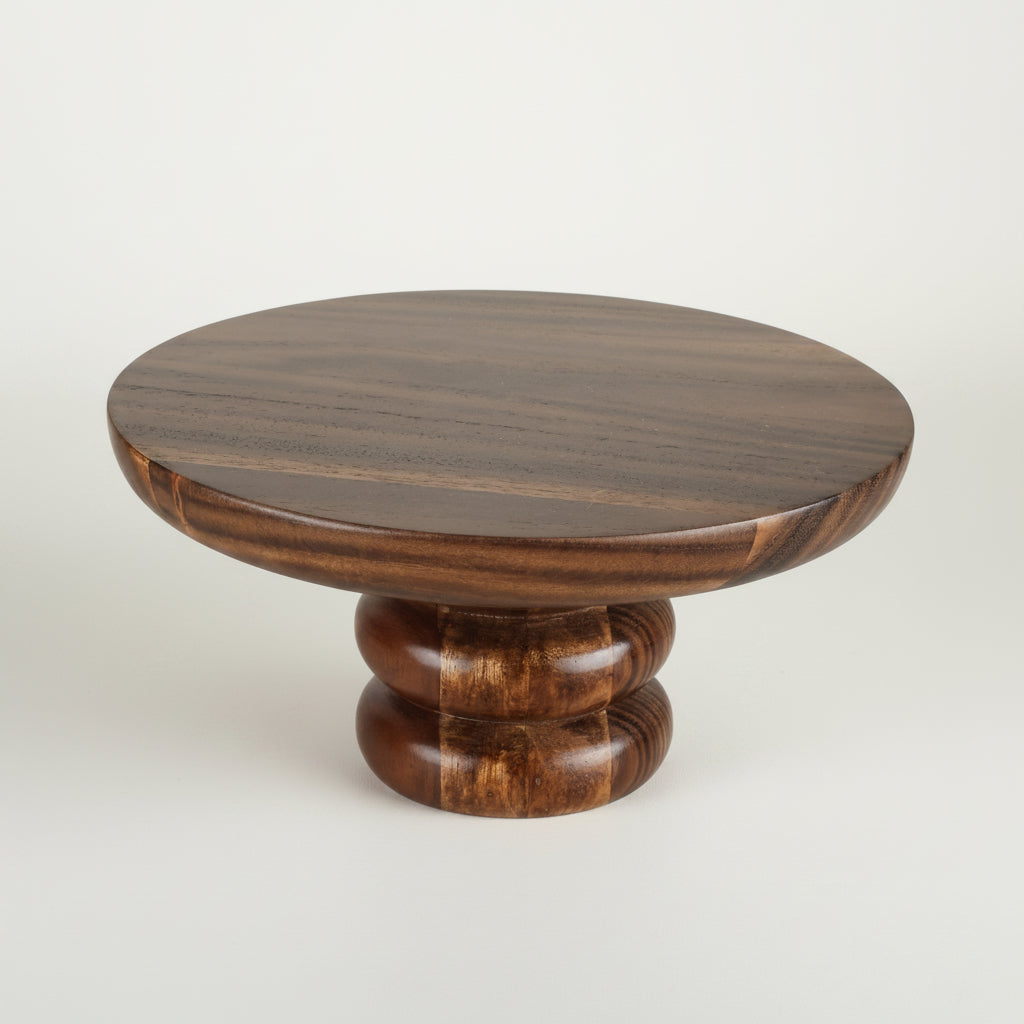 Chakra – Rotating Wooden Cake Stand & Display Pedestal
