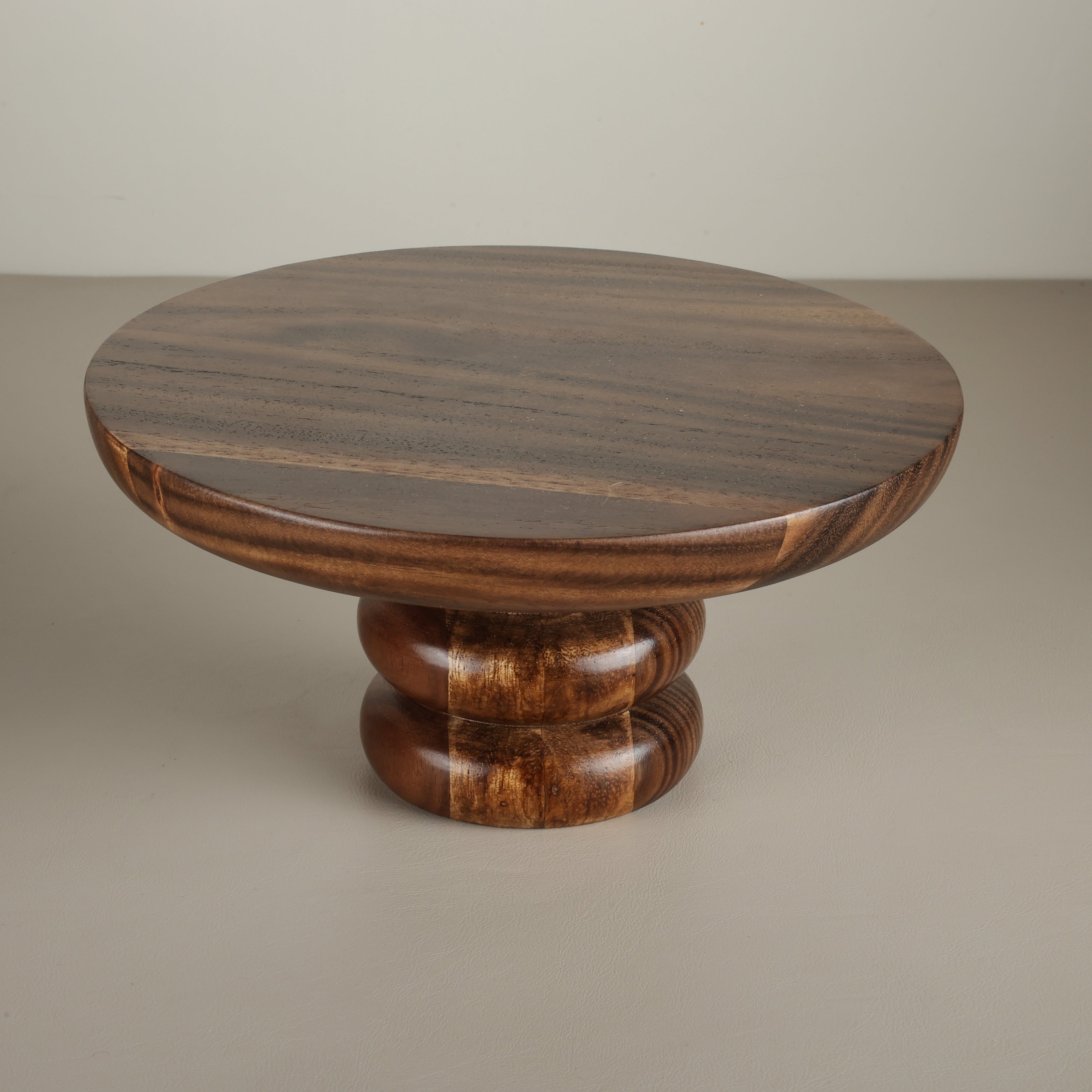 Chakra – Rotating Wooden Cake Stand & Display Pedestal