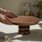 Chakra – Rotating Wooden Cake Stand & Display Pedestal