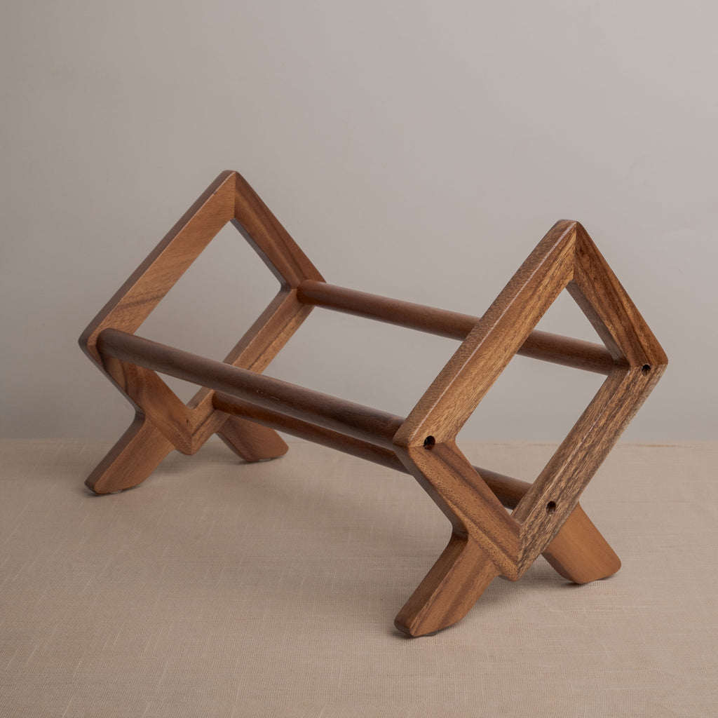 Wooden Book Stand & Magazine Holder - Granth
