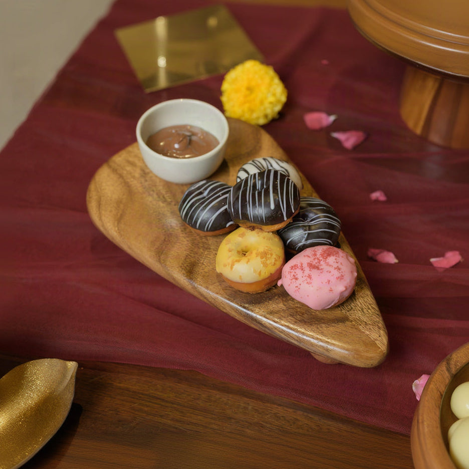 Wooden Serving Platter & Display Tray - Tilak