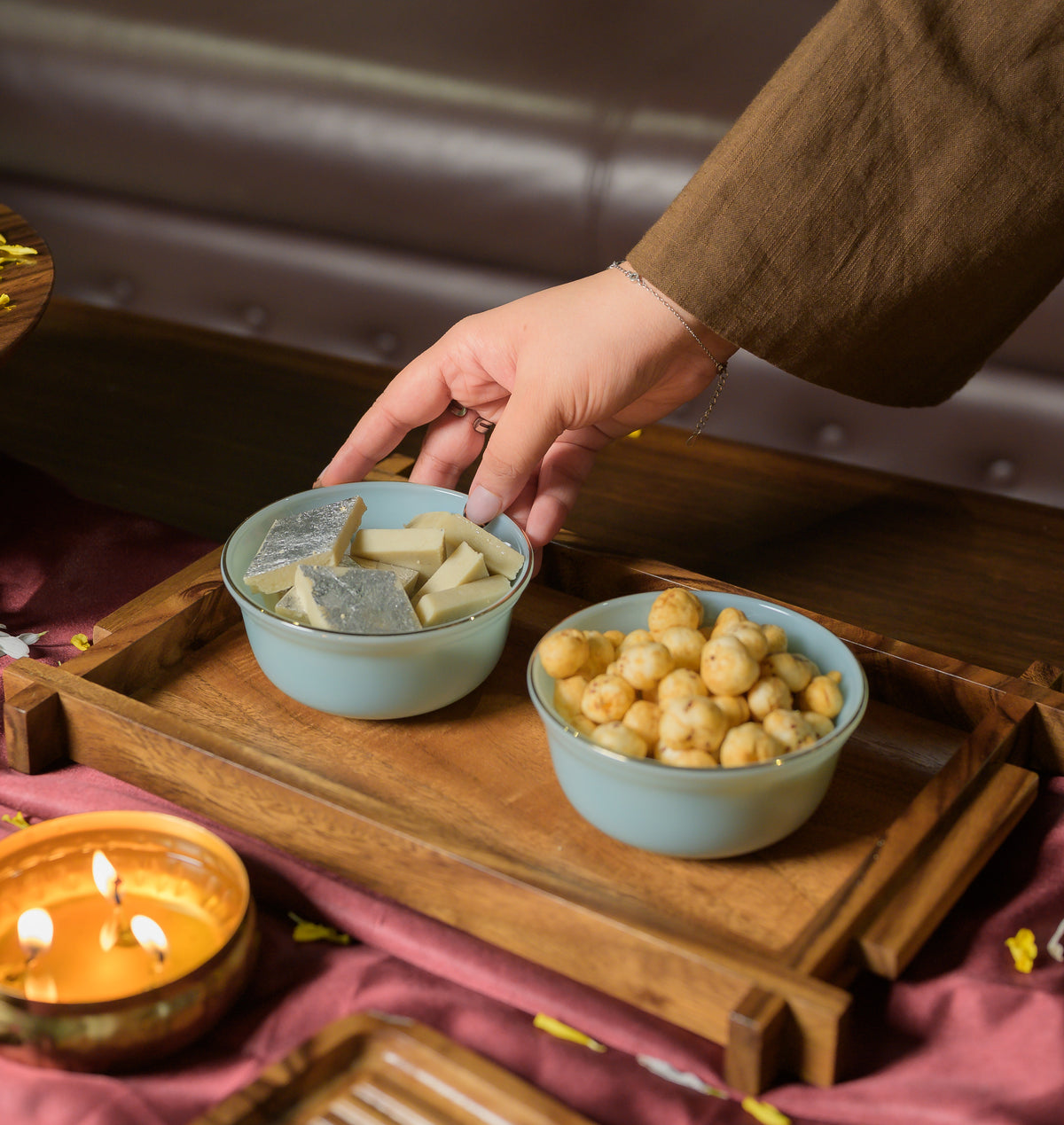Solid Wood Serving Tray - Sthira