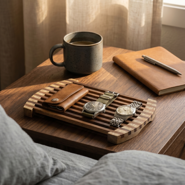 Wooden Valet & Vanity Tray - Vedanī